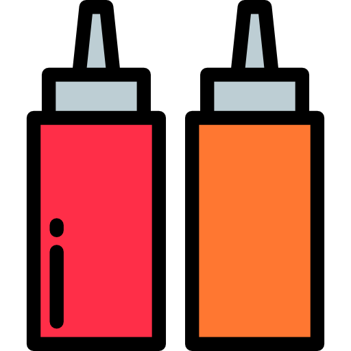 salse Detailed Rounded Lineal color icona