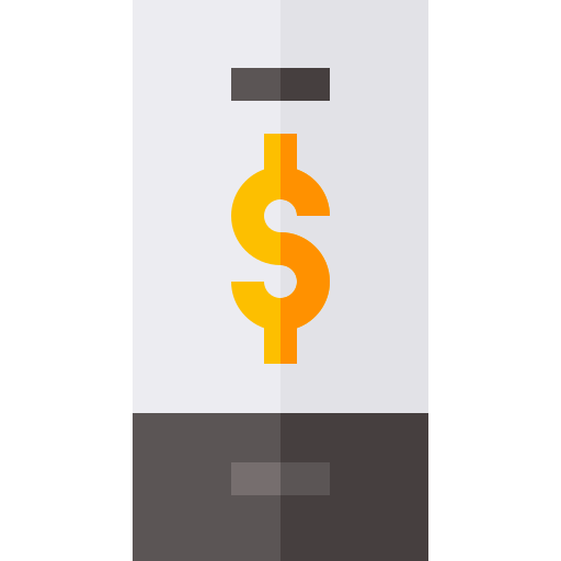 dollar Basic Straight Flat icon