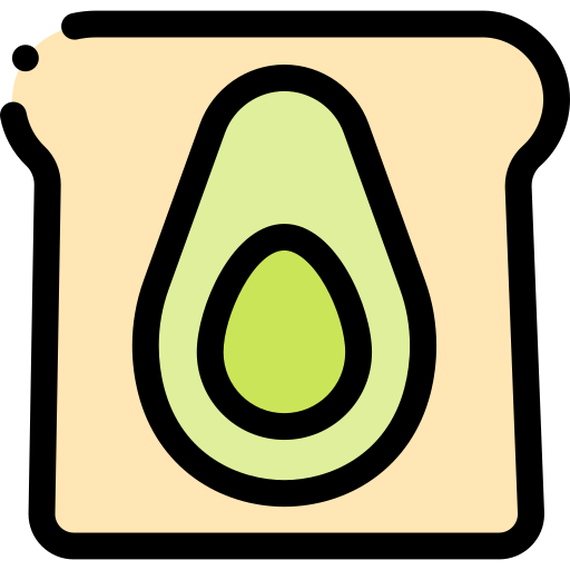 avocado Detailed Rounded Lineal color icona