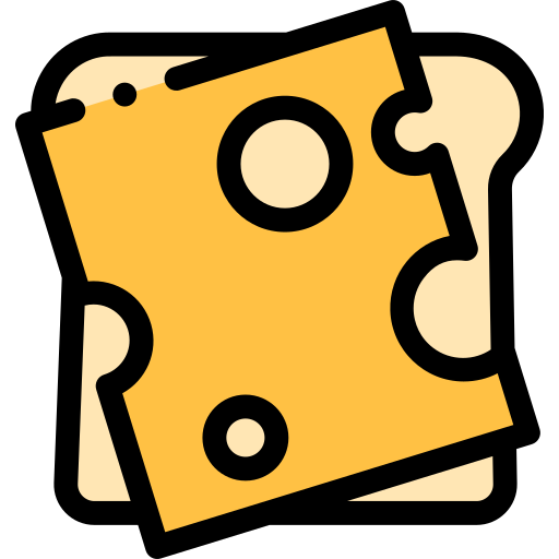 チーズ Detailed Rounded Lineal color icon