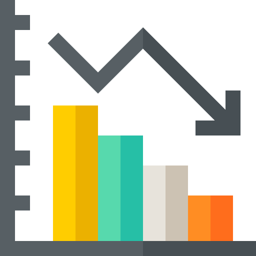 ablehnen Basic Straight Flat icon