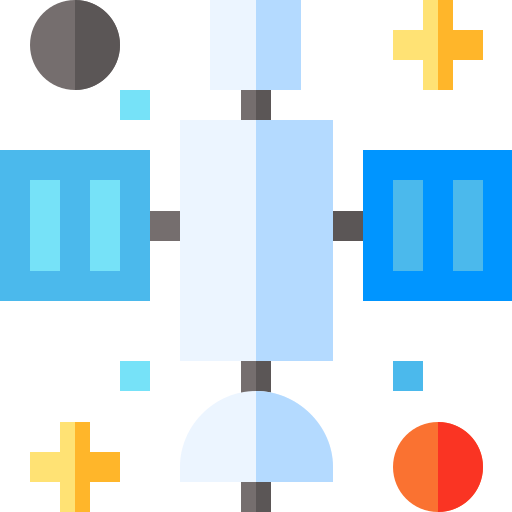 위성 Basic Straight Flat icon