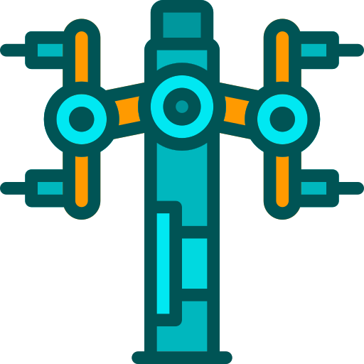 로봇 팔 Berkahicon Lineal Color icon