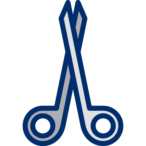 Scissors Berkahicon Lineal Color icon