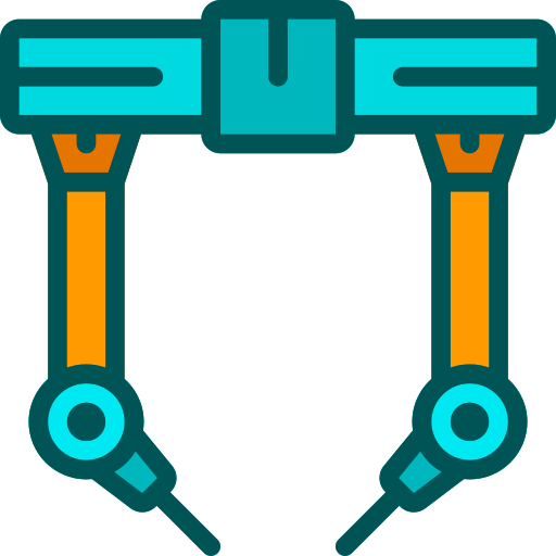 bras de robot Berkahicon Lineal Color Icône
