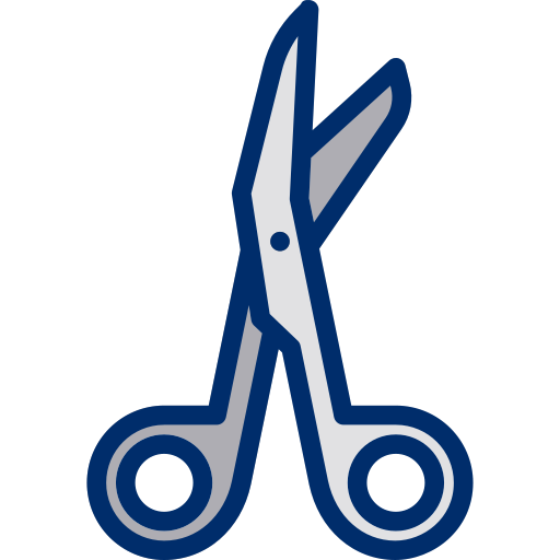 Scissors Berkahicon Lineal Color icon