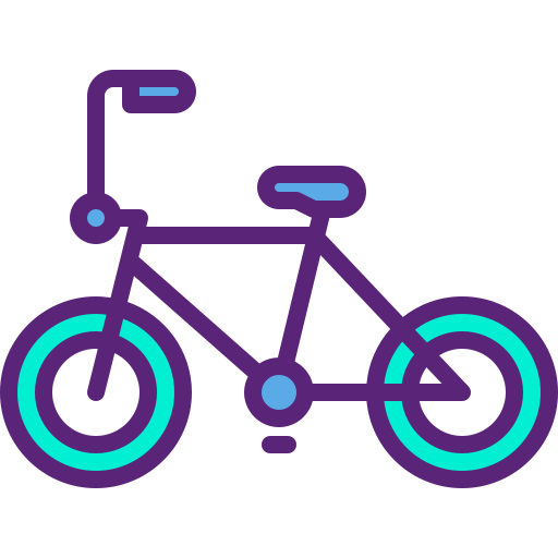 Bicicleta Berkahicon Lineal Color Ícone