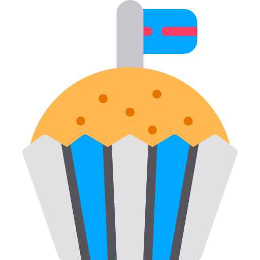 Muffin Berkahicon Flat icono