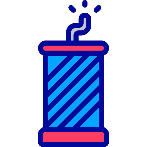 Petardo Berkahicon Lineal Color icono