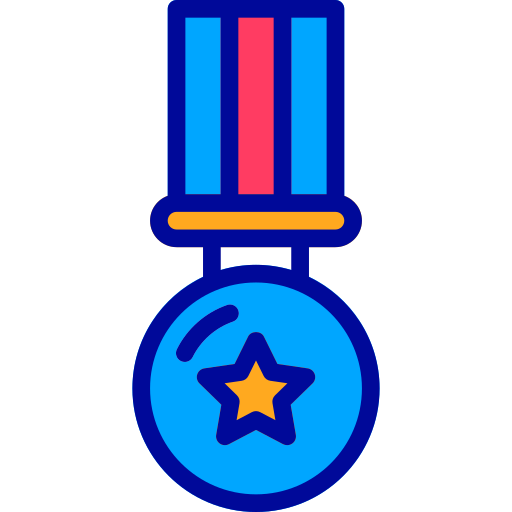 Медаль Berkahicon Lineal Color иконка
