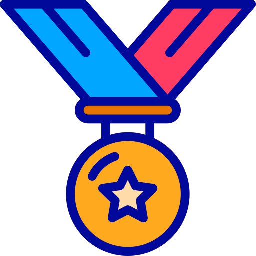 médaille Berkahicon Lineal Color Icône