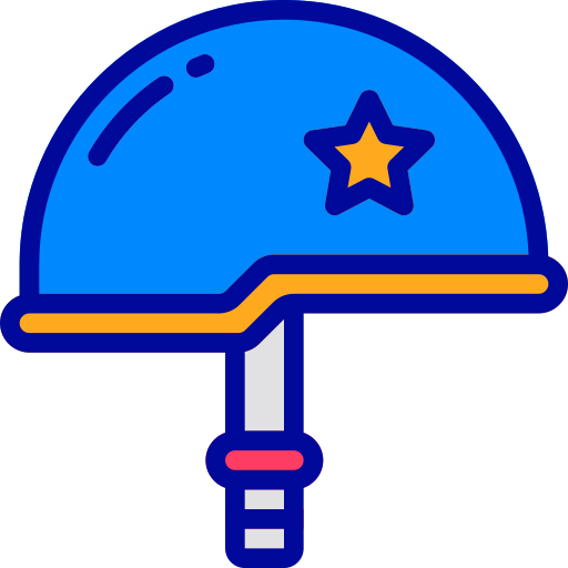 헬멧 Berkahicon Lineal Color icon