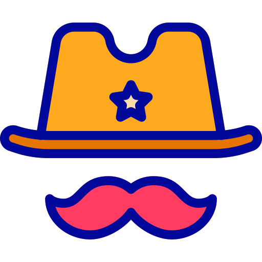 cappello da cowboy Berkahicon Lineal Color icona