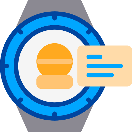 smartwatch Berkahicon Flat icon