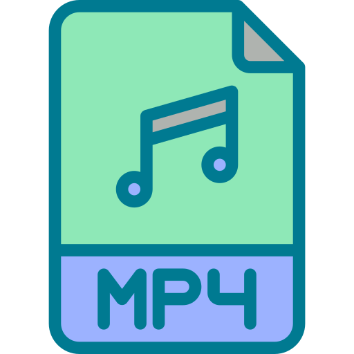 Mp4 Berkahicon Lineal Color icon