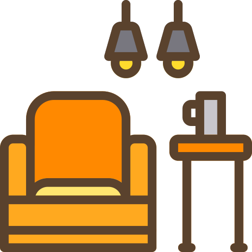 Sofa Berkahicon Lineal Color icon