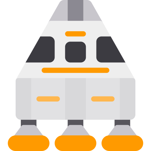 Cápsula espacial Berkahicon Flat icono