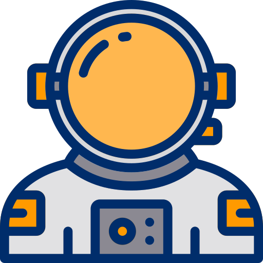 Astronaut Berkahicon Lineal Color icon