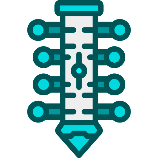 Columna vertebral Berkahicon Lineal Color icono