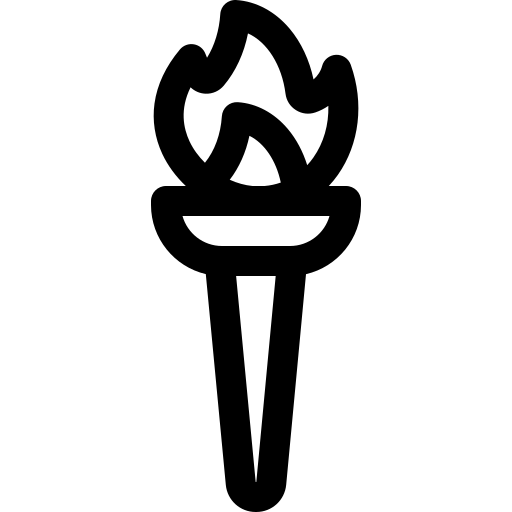 latarka Basic Rounded Lineal ikona