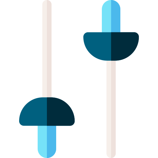 Fencing Basic Rounded Flat icon