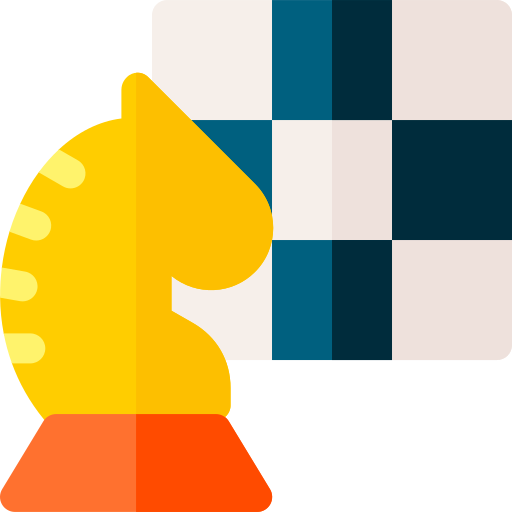 schaken Basic Rounded Flat icoon