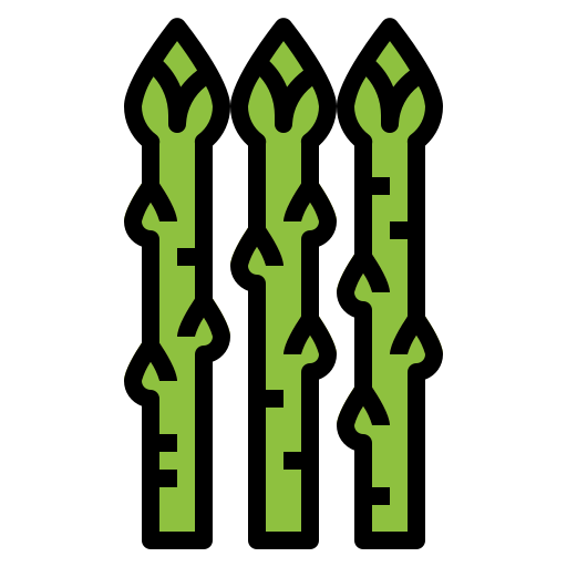 Asparagus Smalllikeart Lineal Color icon
