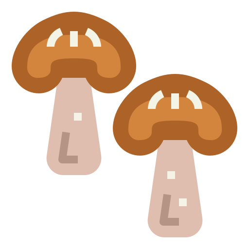 paddestoelen Smalllikeart Flat icoon