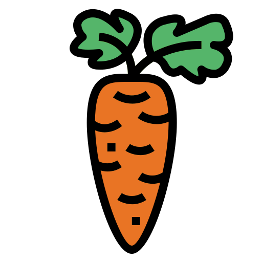 wortel Smalllikeart Lineal Color icoon