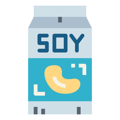 mleko sojowe Smalllikeart Flat ikona
