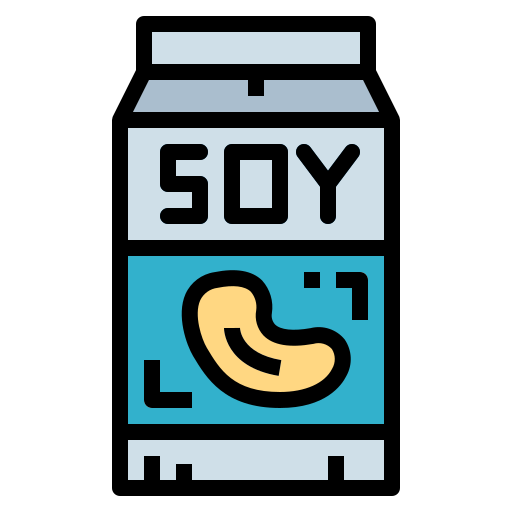 latte di soia Smalllikeart Lineal Color icona