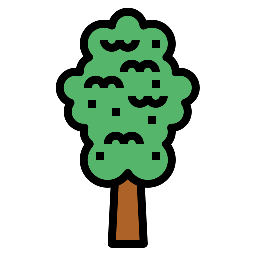 느릅 나무 Smalllikeart Lineal Color icon