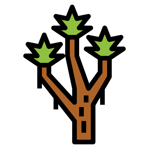 árbol de josué Smalllikeart Lineal Color icono