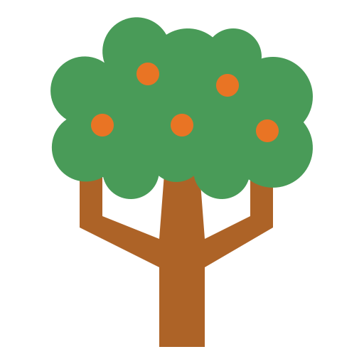 Naranja Smalllikeart Flat icono