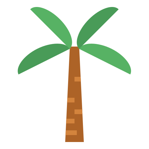 Пальма Smalllikeart Flat иконка