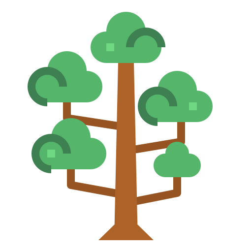 mammutbaum Smalllikeart Flat icon