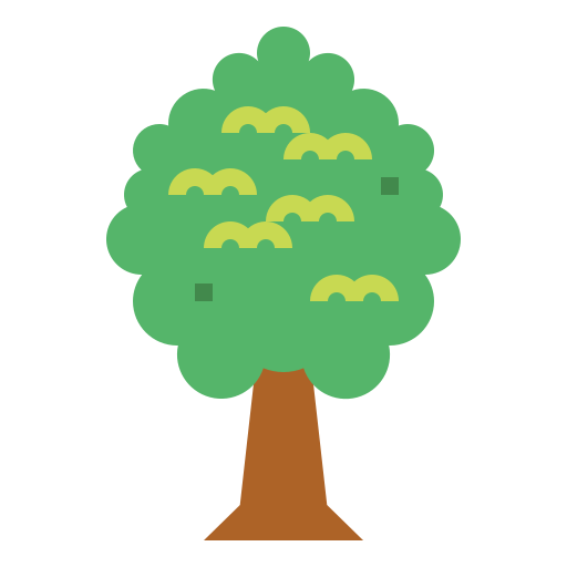 árbol Smalllikeart Flat icono