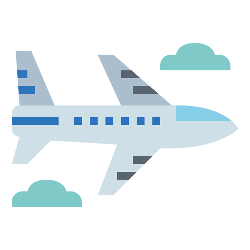 비행기 Smalllikeart Flat icon