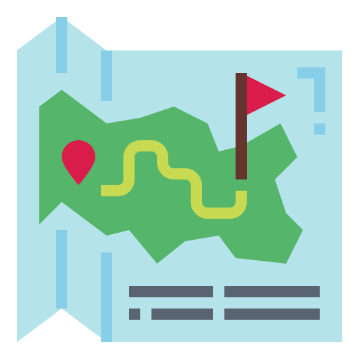 地図 Smalllikeart Flat icon