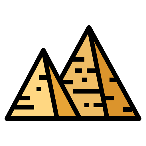 piramidi Smalllikeart Lineal Color icona