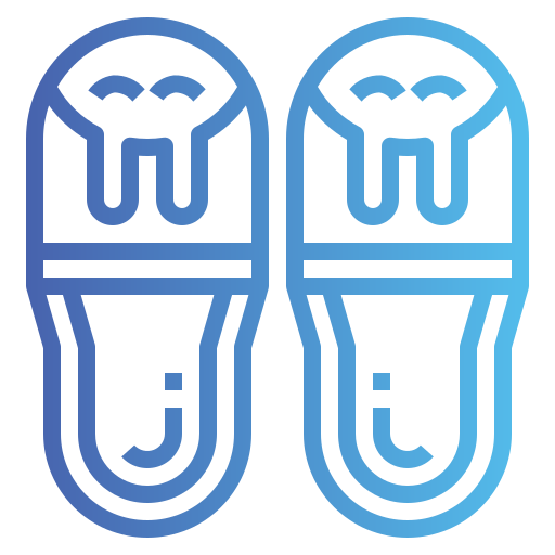 slippers Smalllikeart Gradient icoon