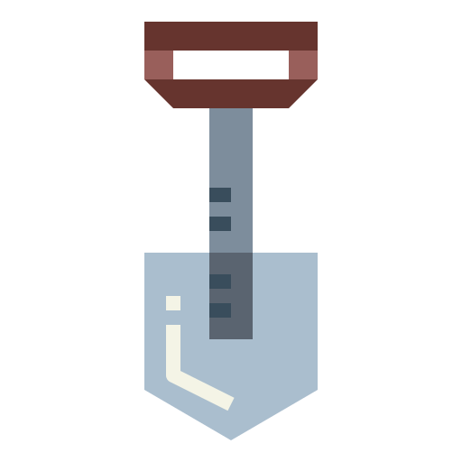 Shovel Smalllikeart Flat icon