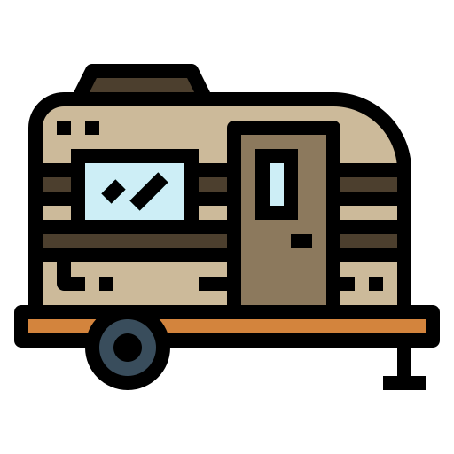 Caravan Smalllikeart Lineal Color icon