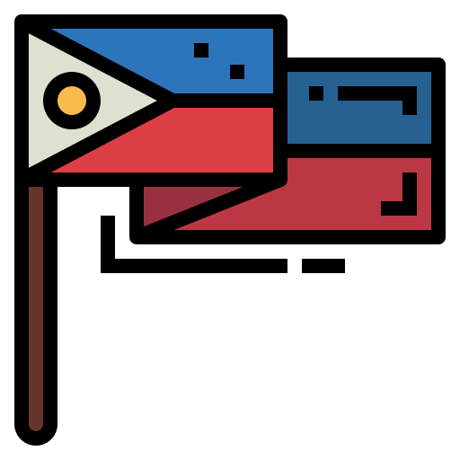 Philippines Smalllikeart Lineal Color icon