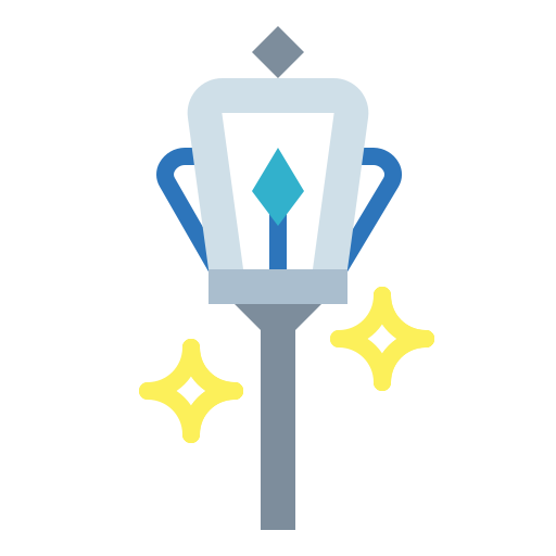 Varita mágica Smalllikeart Flat icono
