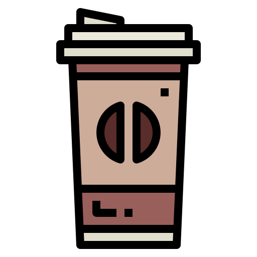 tazza di caffè Smalllikeart Lineal Color icona
