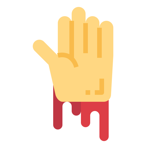 Hand Smalllikeart Flat icon
