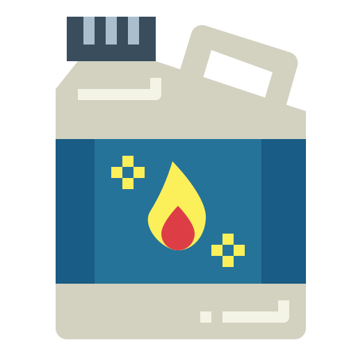 Kerosene Smalllikeart Flat icon