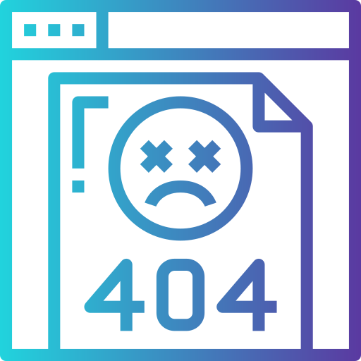 エラー404 Smalllikeart Gradient icon