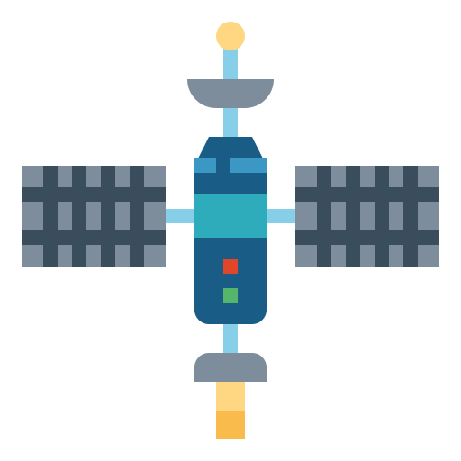 satellit Smalllikeart Flat icon